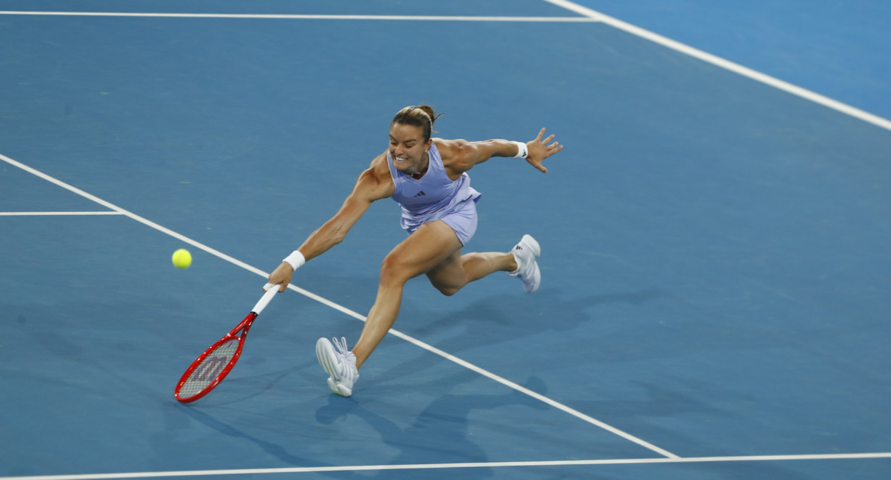 Η Μαρία Σάκκαρη στον προημιτελικό του Athens Open / Πηγή: Eurokinissi