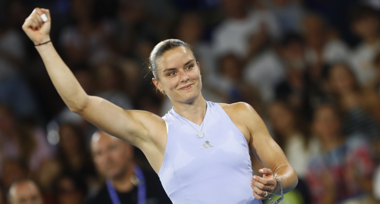 Η Μαρία Σάκκαρη στον ημιτελικό της στο Athens Open / Πηγή: Eurokinissi