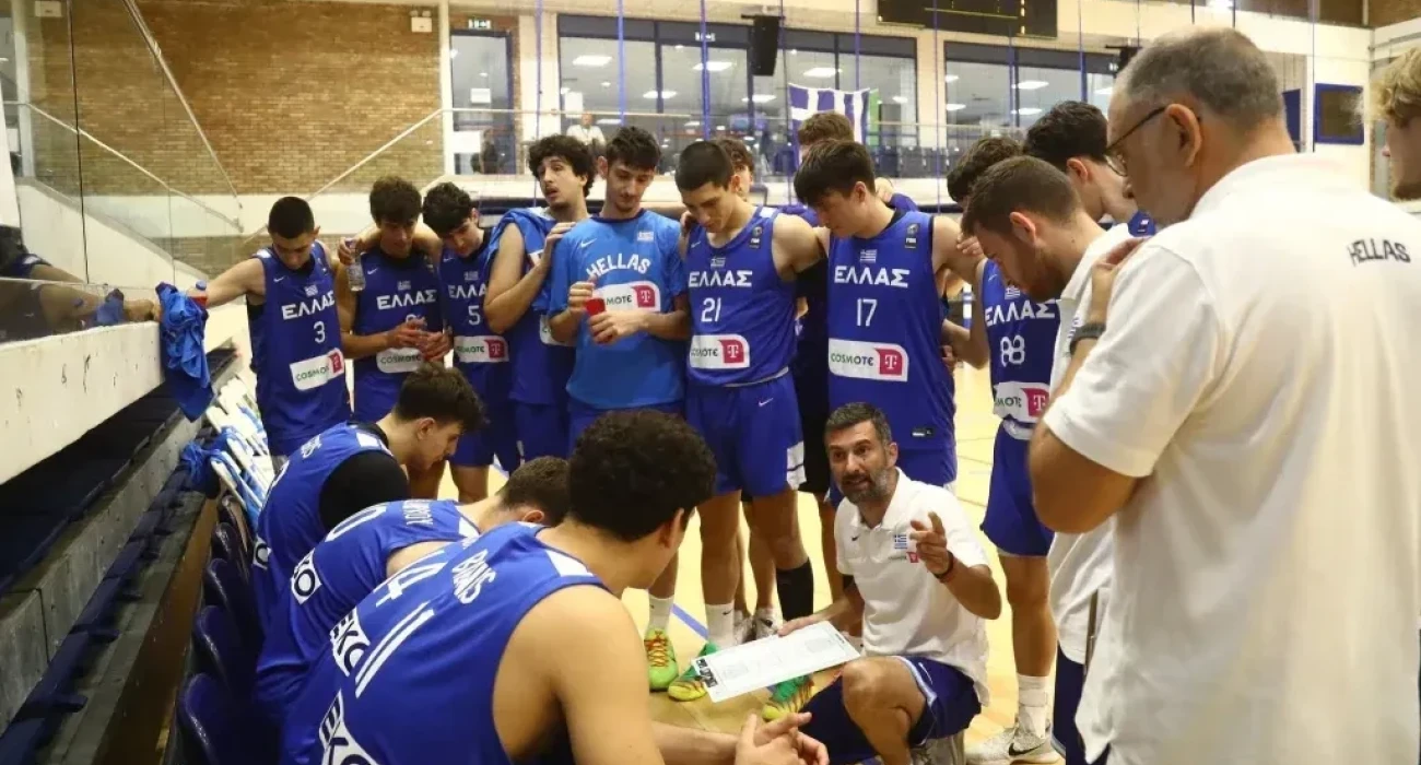 Η Εθνική Εφήβων - Πηγή: Hellenic Basketball