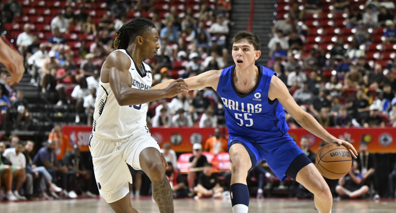 Ο Σέρχιο Ντε Λαρέα με τους Μάβερικς στη Summer League / Πηγή: David Becker/NBAE via Getty Images