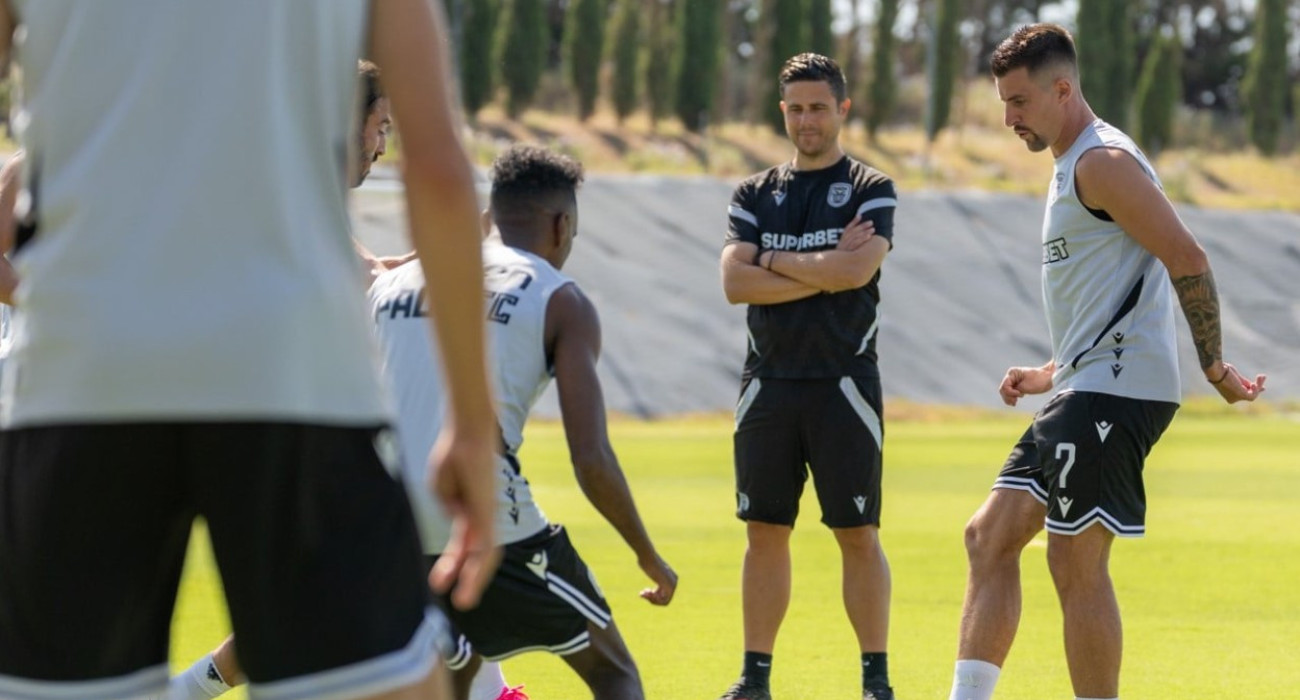 Ο Λίσι στην προπόνηση του ΠΑΟΚ/πηγή: paokfc