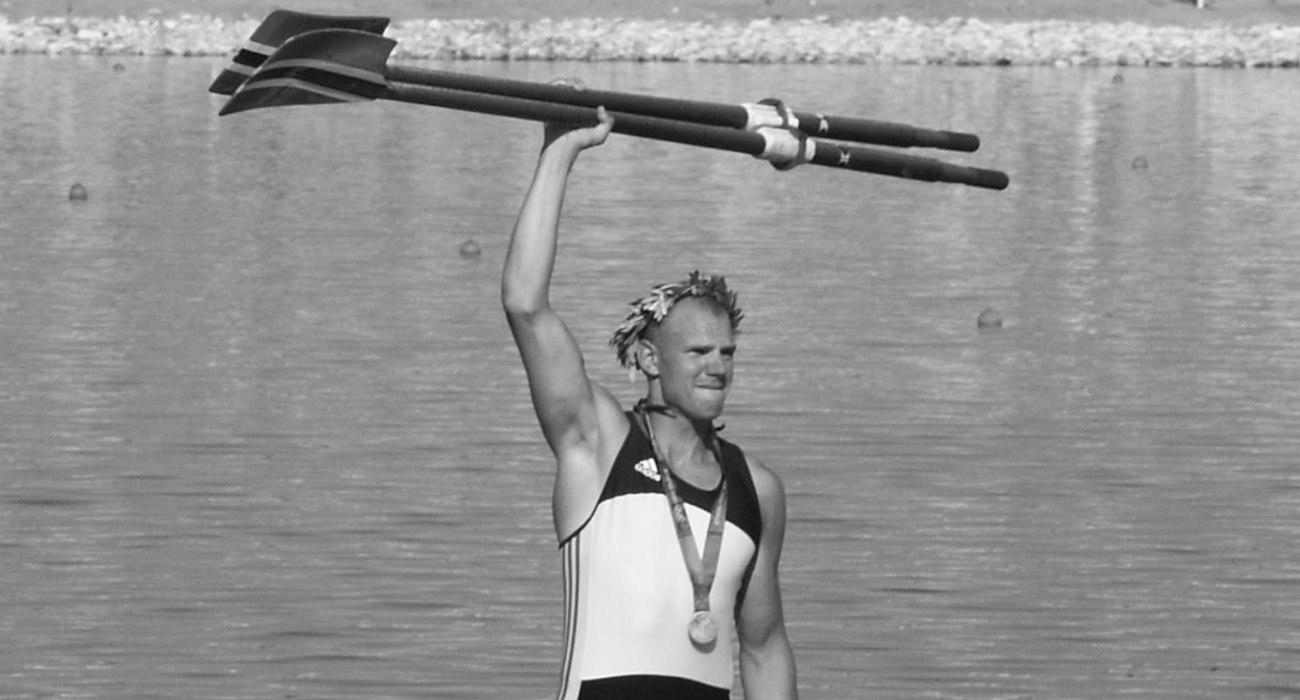 Ο Όλαφ Τούφτε μετά τη νίκη του το 2004 / Πηγή: World Rowing