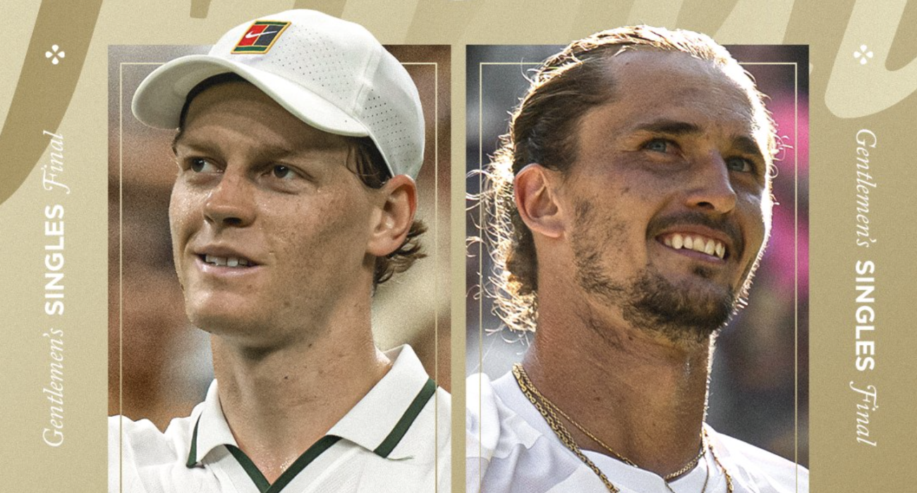 Ο τελικός του Wimbledon μεταξύ Σίνερ και Ζβέρεφ / Screenshot