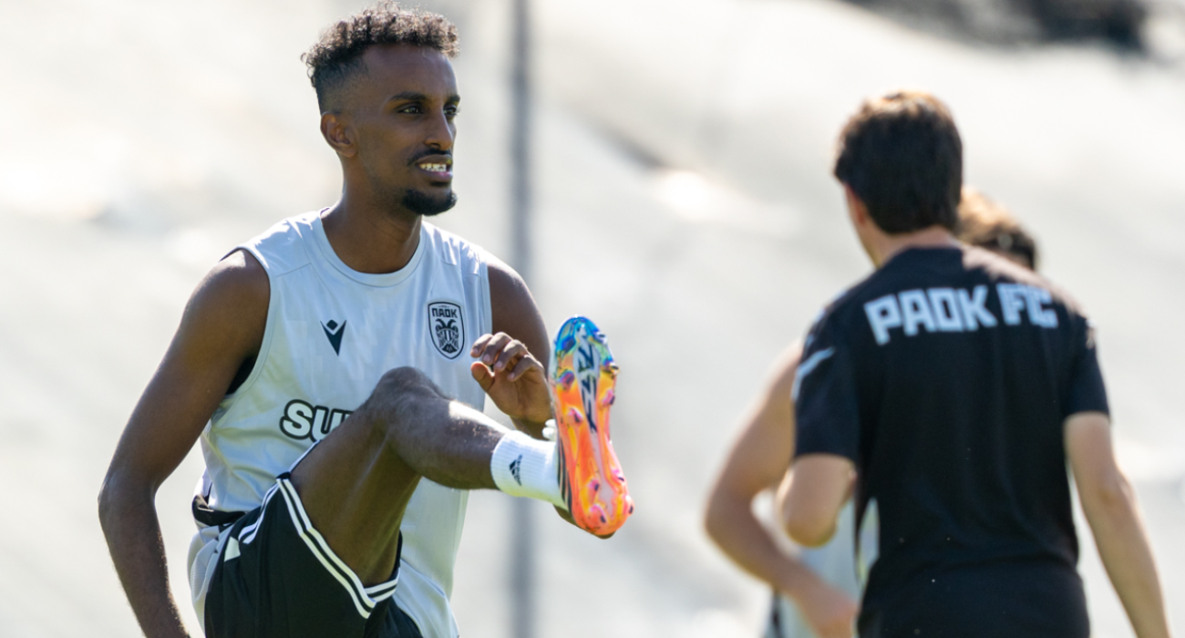 Ο Τάχα Άλι σε προπόνηση του ΠΑΟΚ / Πηγή: paokfc.gr