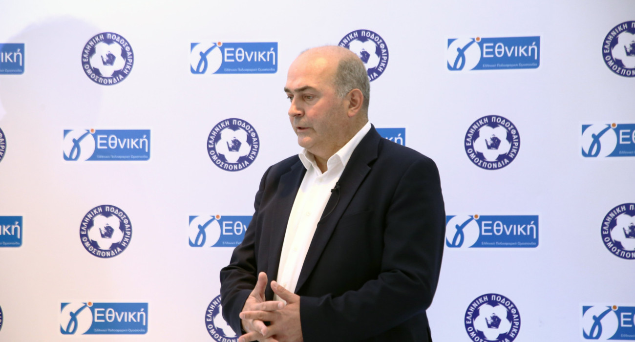 Ο πρόεδρος της επιτροπής διοργανώσεων της Γ' εθνικής, Βασίλης Σιδέρης / Πηγή: Intime