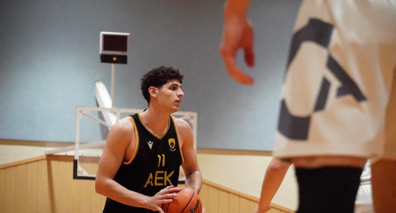 Ο Χάερης Μπιλιώνης - Πηγή: AEK BC Academy