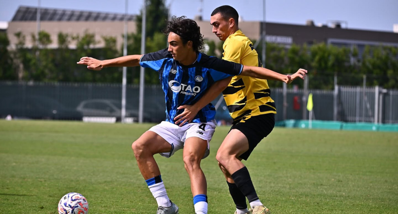 Ο Βοριαζίδης στο φιλικό με την U23 της Αταλάντα/Πηγή: arisfc