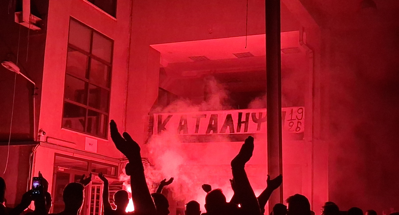 Στην Τούμπα παραμένουν οι φίλαθλοι του ΠΑΟΚ / Πηγή: Eurokinissi
