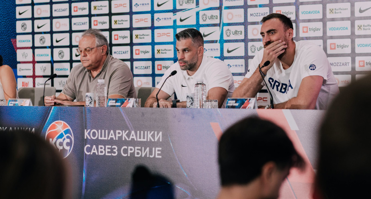 Ο Ντούσαν Αλιμπίγιεβιτς - Πηγή: @Košarkaški savez Srbije