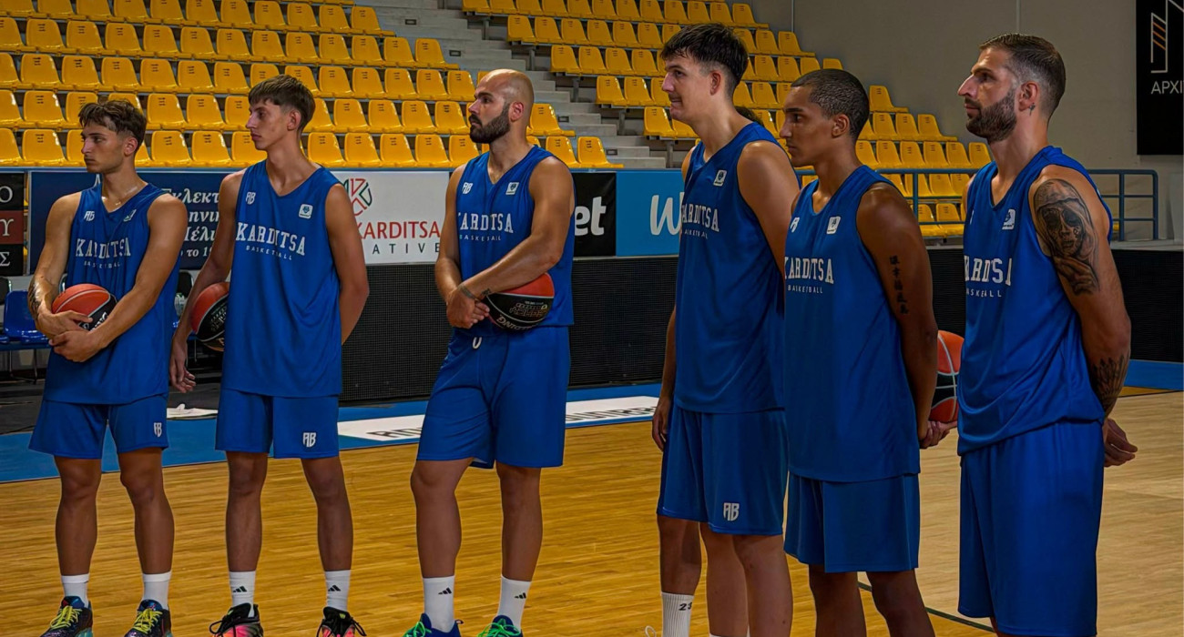 Η πρώτη προπόνηση της Καρδίτσς - Πηγή: Karditsa BC