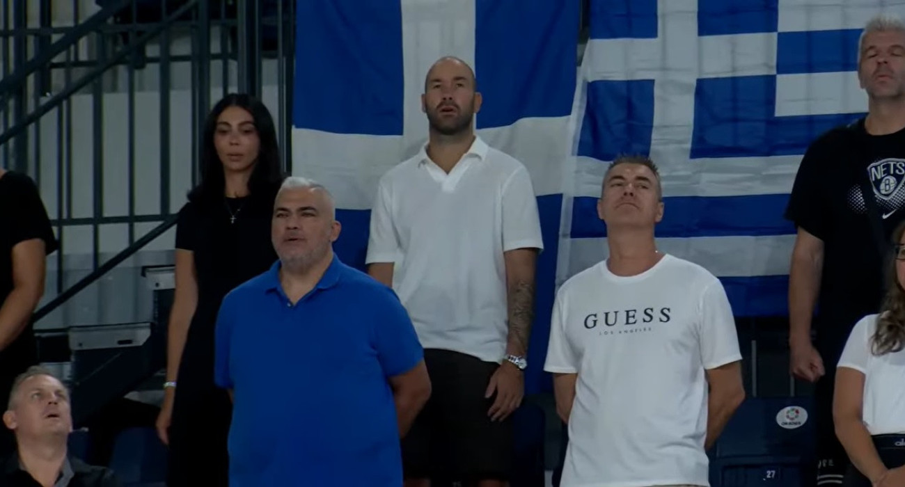 Ο Σπανούλης στο πλευρό της Εθνικής Παίδων στον μεγάλο προημιτελικό με Λετονία