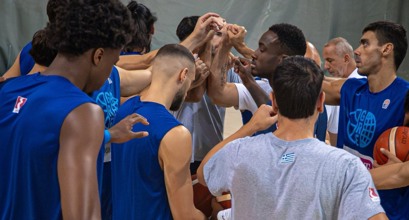 Το «ζντο» των Ελλήνων διεθνών / Πηγή: Hellenic Basketball Federation