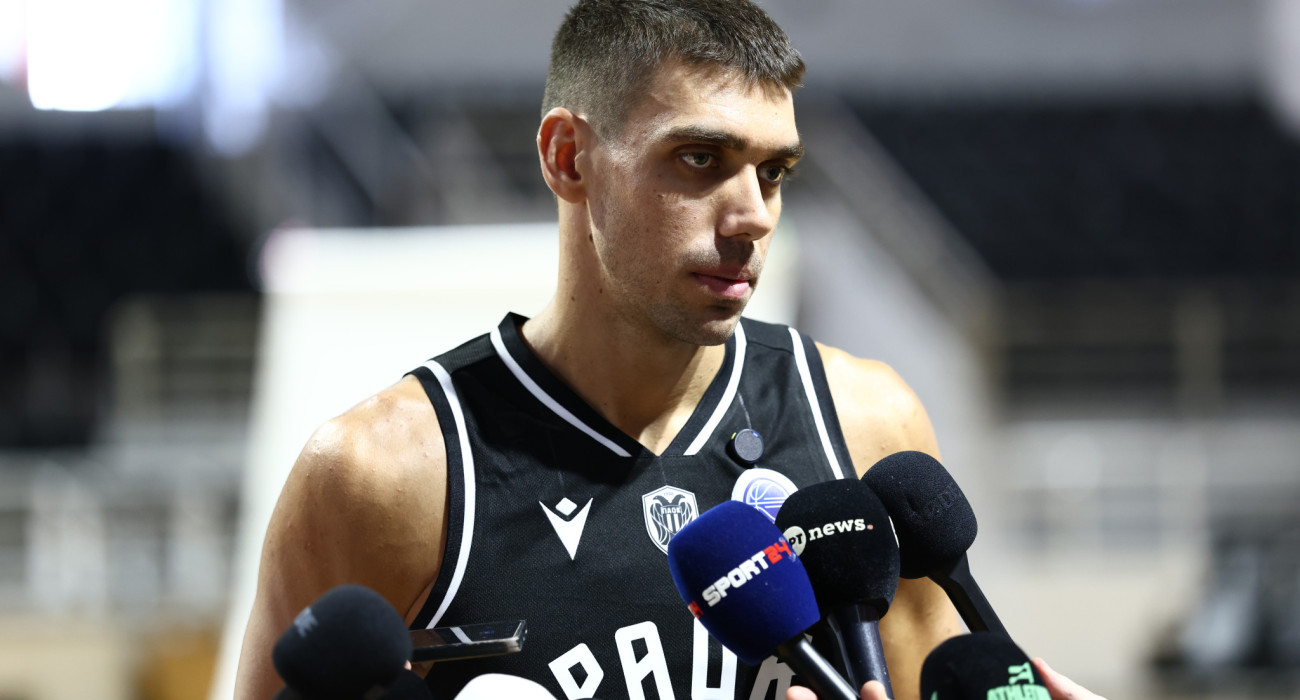 Ο Νίκος Περσίδης στη media day του ΠΑΟΚ / Πηγή: Eurokinissi