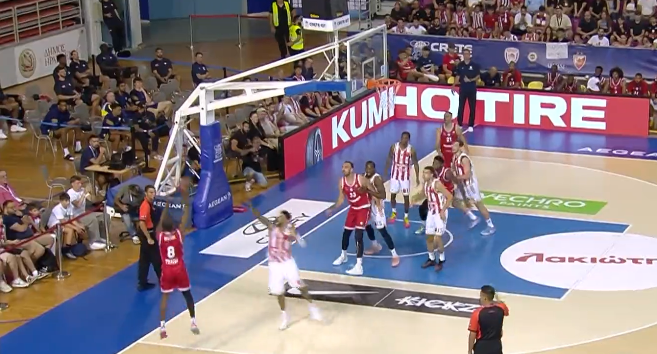 Τρομερός Μοντέρο: Με buzzer beater τρίποντο το πρώτο καλάθι του για τον Ολυμπιακό (video)
