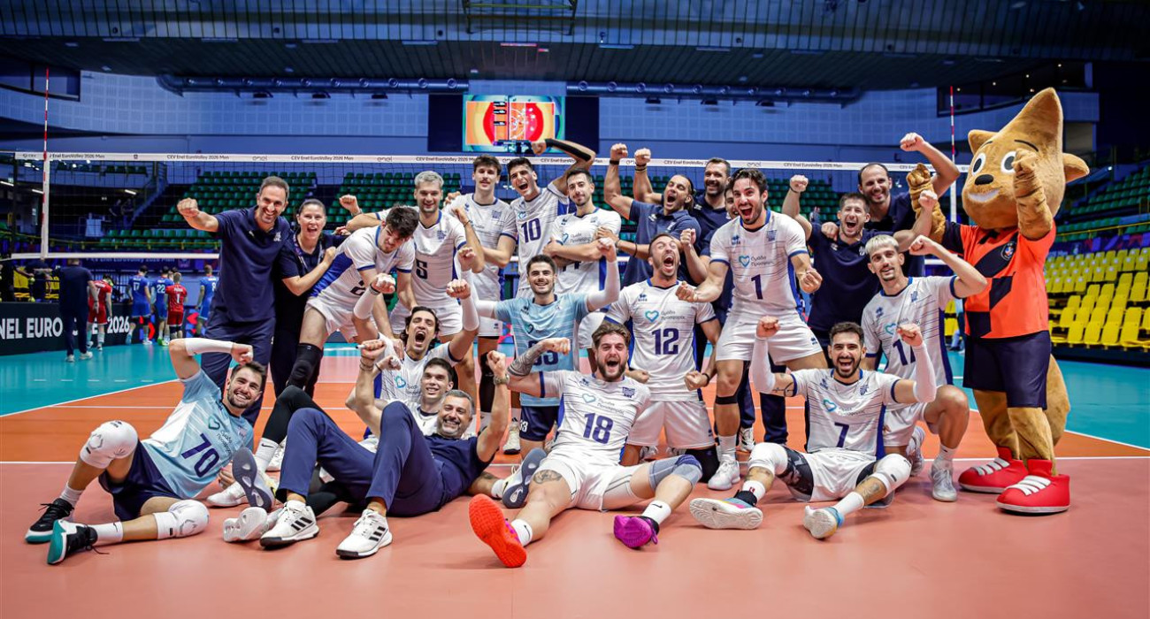 Η Εθνική ομάδα βόλεϊ Ανδρών / Πηγή: CEV