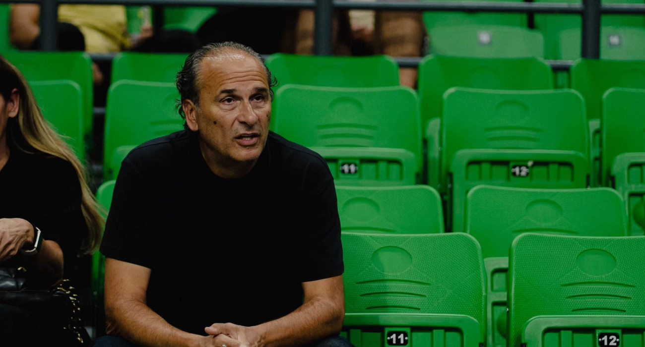 Ο Μπάνε Πρέλεβιτς στο T-Center/ PAOKBC
