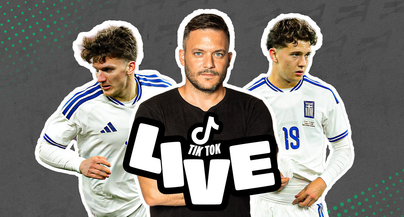 Live τώρα στο TikTok του Athletiko: Ο Βασίλης Μοιρώτσος για τη σπουδαία νίκη της Εθνικής στο Βελιγράδι