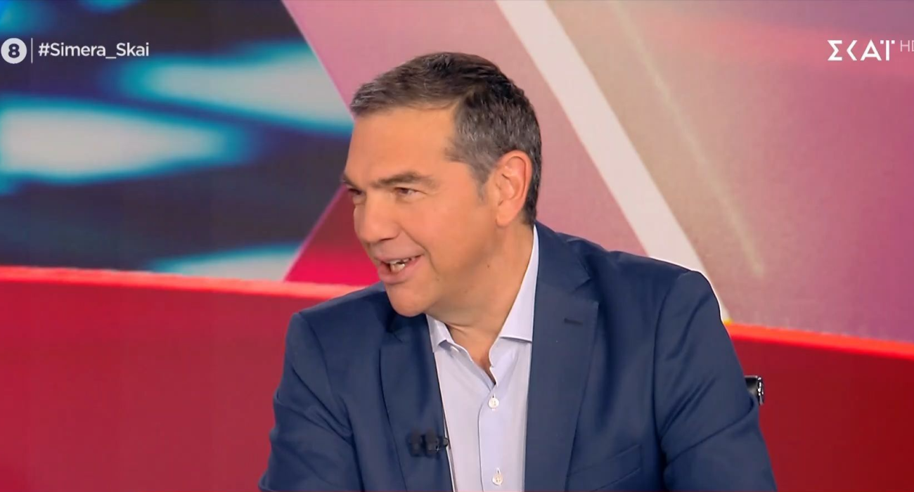 Ο Αλέξης Τσίπρας στον ΣΚΑΙ/screenshot