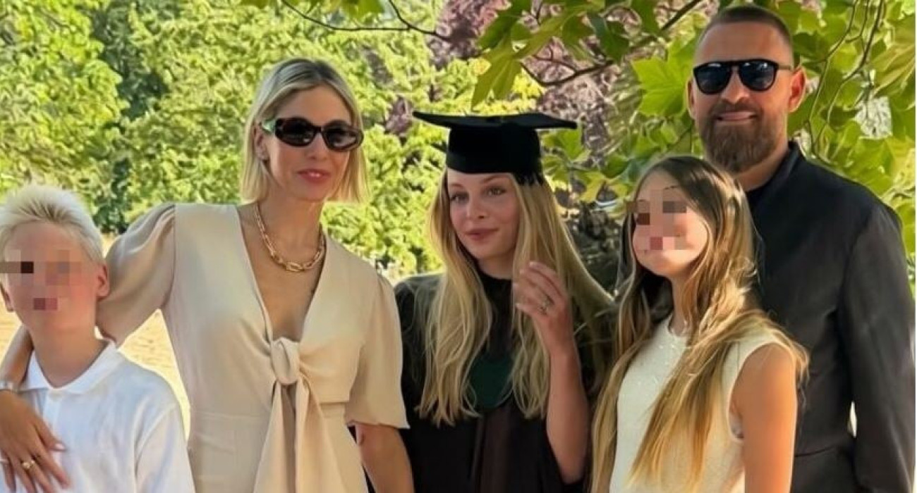 ο Ντανιέλε Ντε Ρόσι με την οικογένειά του/Πηγή: Instagram