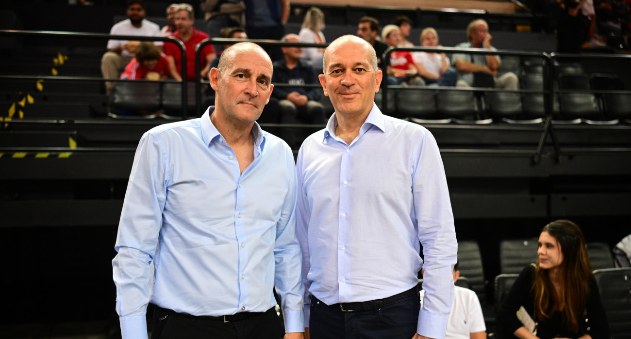 Οι αδερφοί Αγγελόπουλοι στη Sunel Arena, Πηγή: Eurokinissi