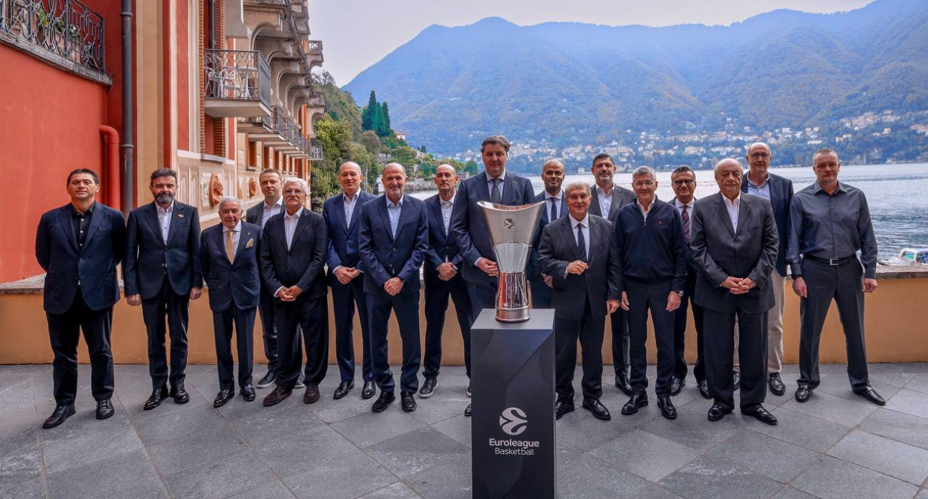 Οι μέτοχοι της Euroleague, ο Τσους Μπουένο και Ντέγιαν Μποτιρόγκα / πηγή: Euroleague
