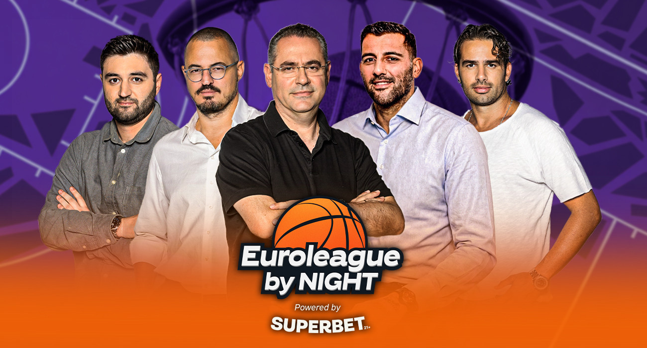 «EuroLeague by Night»: Live στις 23:00 μετά το Ολυμπιακός - Αναντολού Εφές