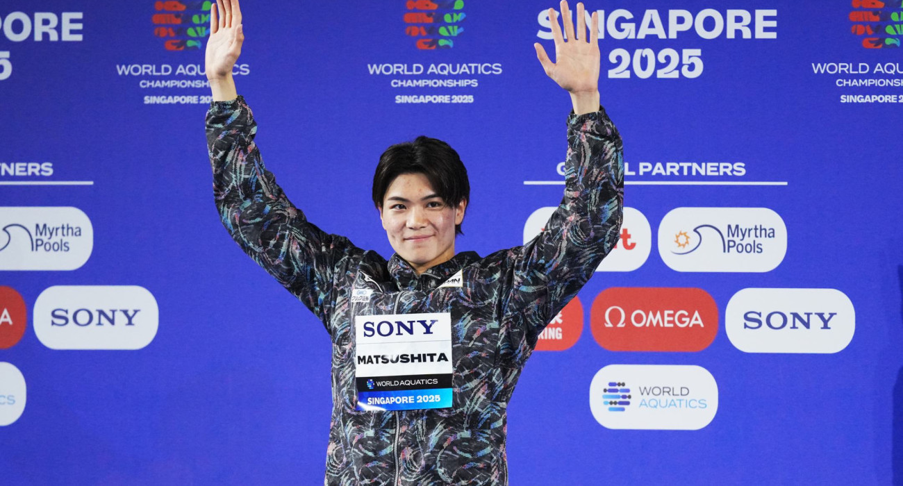 Ο Τομογιούκι Ματσουσίτα | Πηγή: Aniko Kovacs/World Aquatics