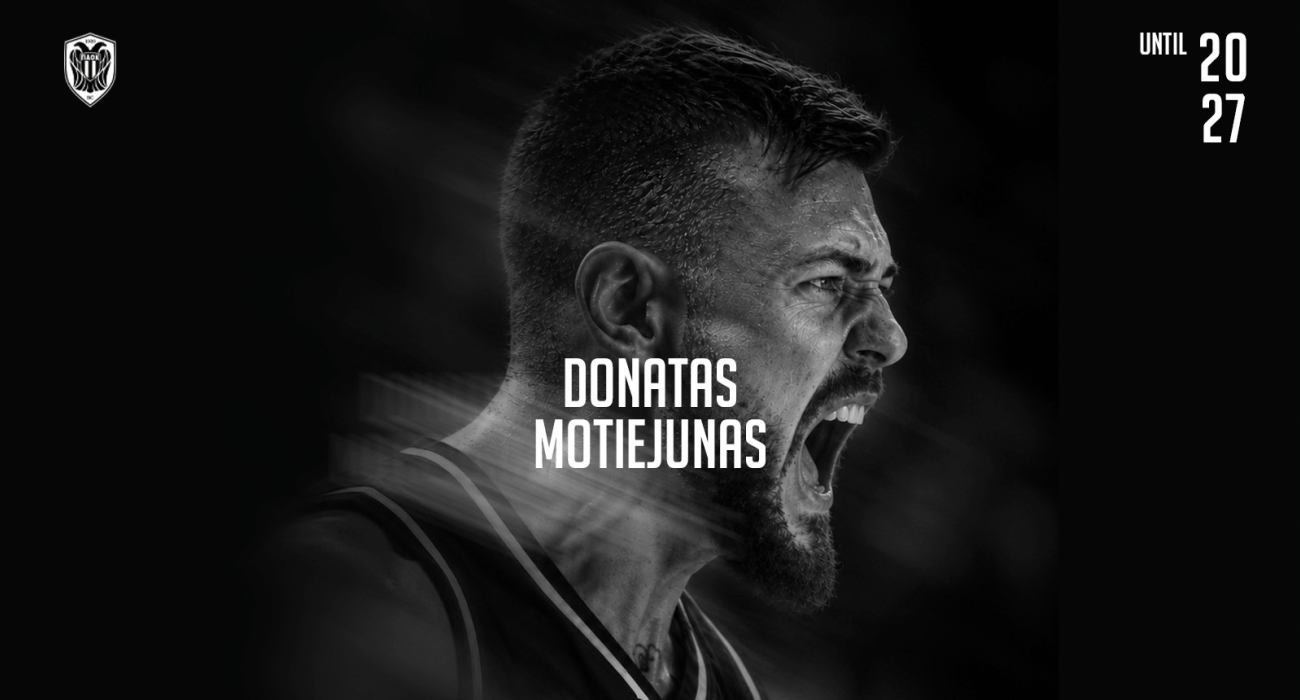 Ο Ντονάτας Μοτεγιούνας / πηγή: PAOKBC