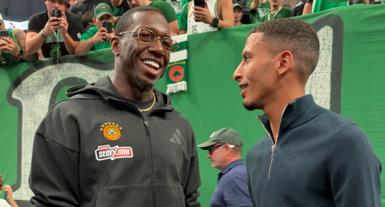 Ο Κέντρικ Ναν με τον Αζεντίν Ουναΐ / Πηγή: @paobcgr