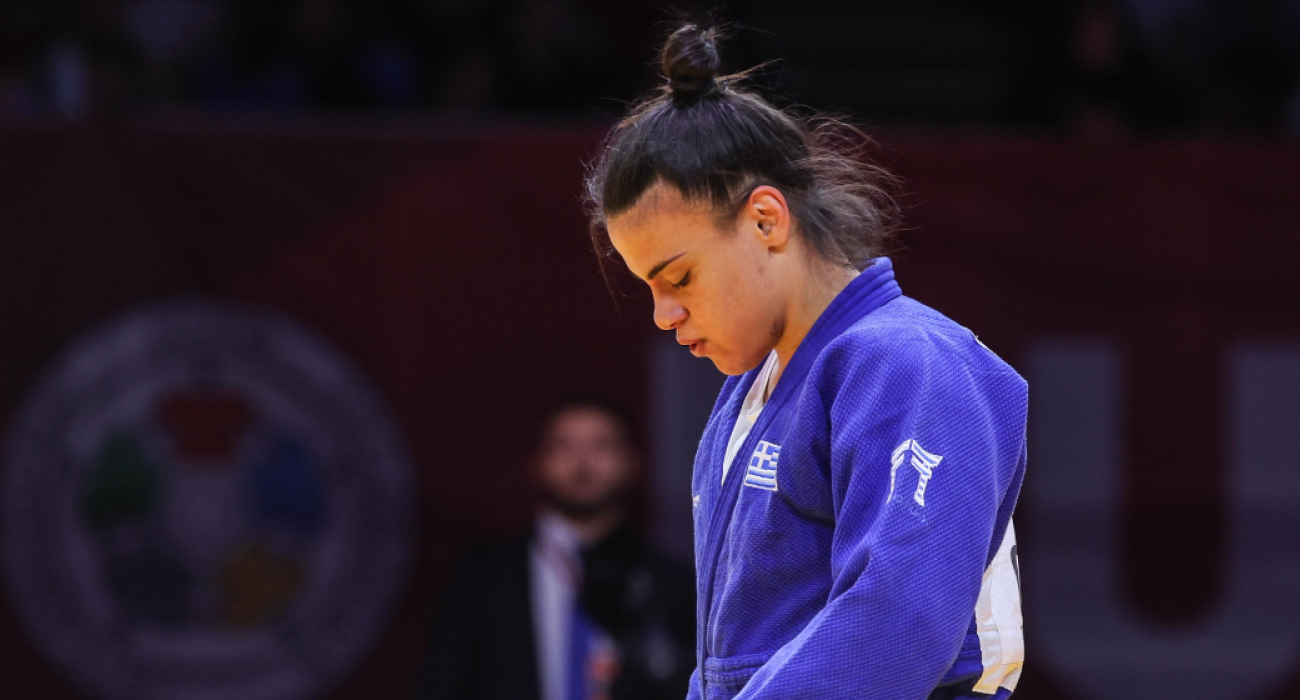 Η Ελισάβετ Τελτσίδου στο τατάμι / Πηγή: IJF