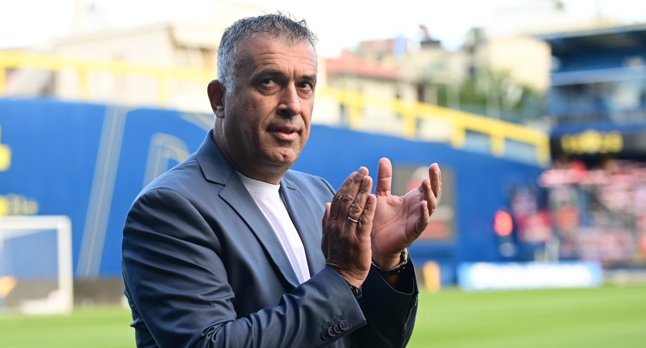 Ο Γιάννης Αναστασίου στο Παναιτωλικός-Ολυμπιακός / Πηγή: Eurokinissi