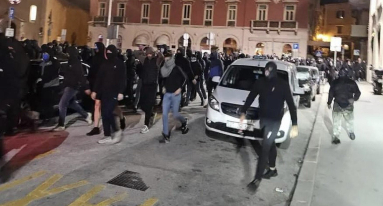 Αγρια επεισόδια μεταξύ οπαδών Χάιντουκ και Άγιαξ / Screenshot