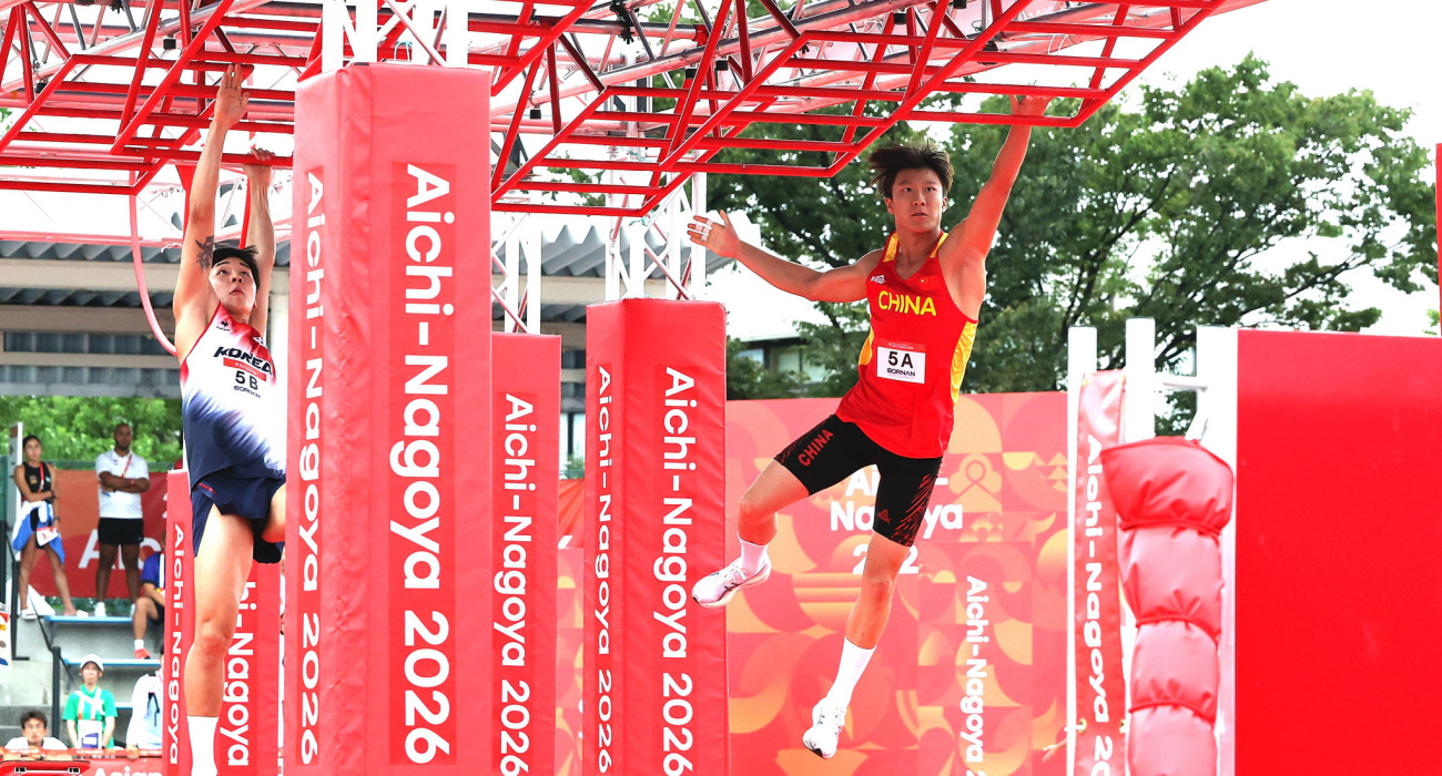 Το obstacle race του μοντέρνου πεντάθλου στους Ασιατικούς Αγώνες / IMAGO / Xinhua