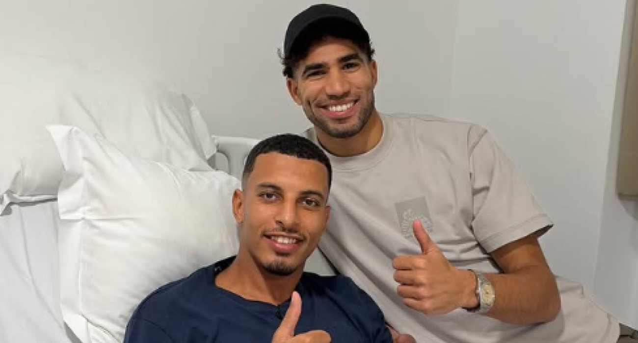 Ο Ουναϊ με τον Χακίμι / Πηγή: IG @achrafhakimi