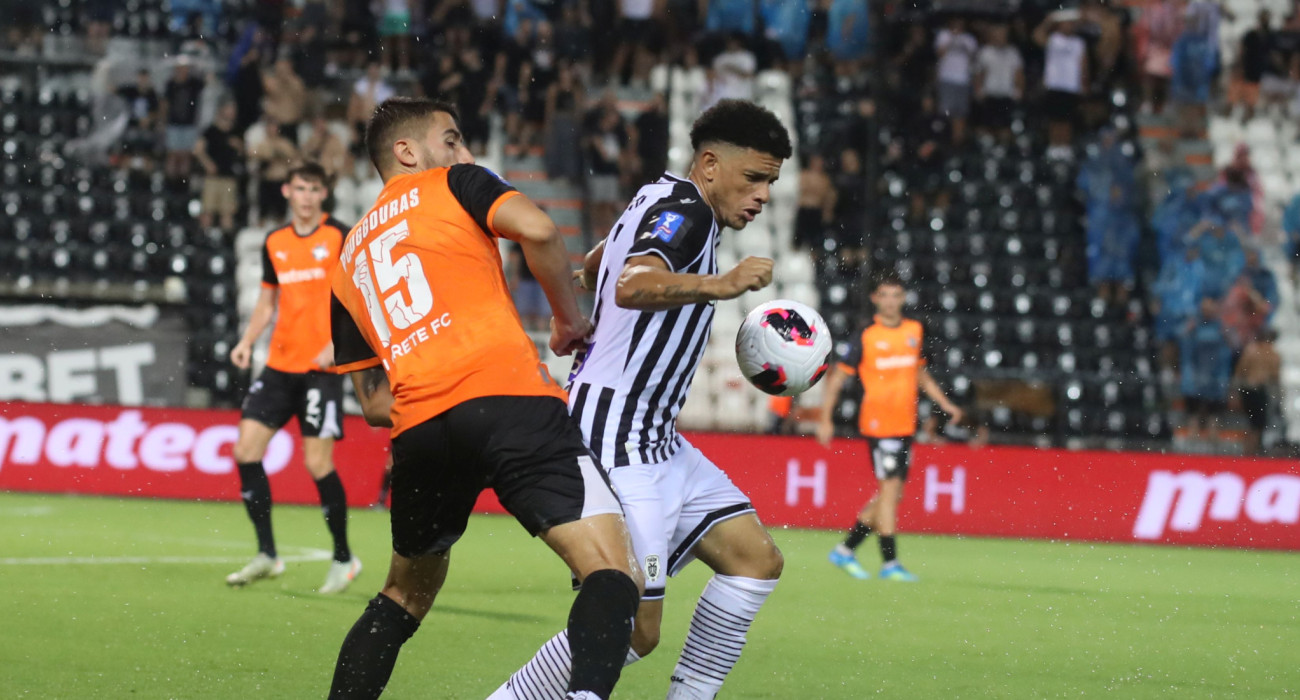 Στιγμιότυπο από το παιχνίδι ΠΑΟΚ - ΟΦΗ για το Superbet Κύπελλο Ελλάδας / Πηγή: Intime