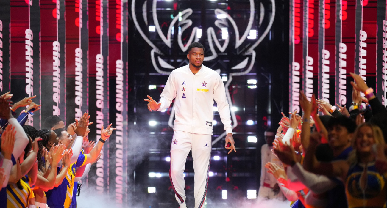 Ο Γιάννης Αντετοκούνμπο ως All Star με τους Μιλγουόκι Μπακς, Getty Images