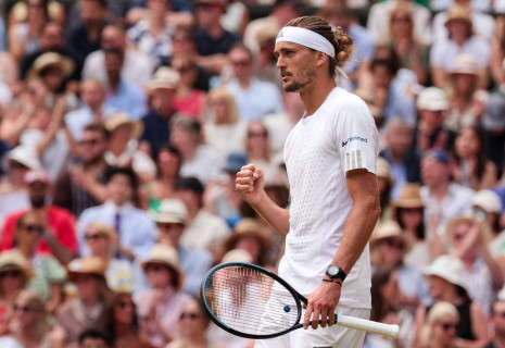 Ο Ζβέρεφ στον τελικό του Wimbledon