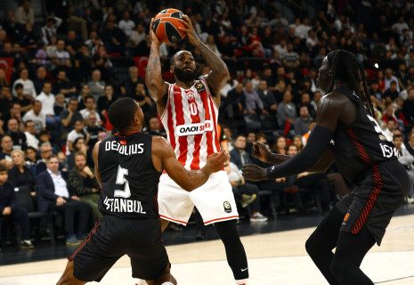 Η βαθμολογία της EuroLeague μετά το παιχνίδι του Ολυμπιακού με την Μπεσίκτας