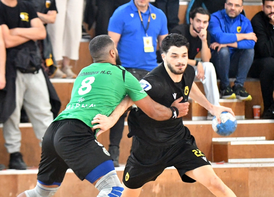 Το 3/3 έκανε και η ΑΕΚ - Μαζί με τον Ολυμπιακό στην κορυφή της Handball Premier μετά την 3η αγωνιστική