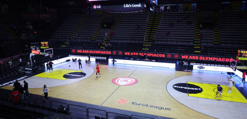 Ετσι είναι η SUNEL Arena πριν το Ολυμπιακός-Εφές: Δείτε το video του Athletiko