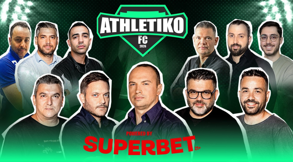 Το «Athletiko FC» επιστρέφει ζωντανά στις 22:30 με όλη τη δράση της Stoiximan Super League