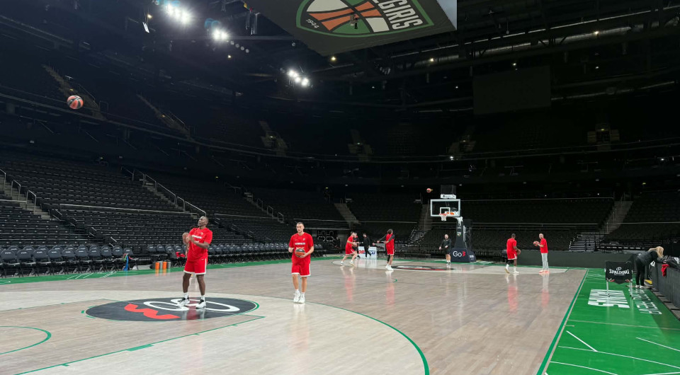 Η πρώτη προπόνηση του Ολυμπιακού στη Zalgirio Arena - To video του Athletiko
