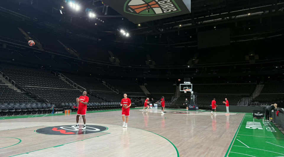Η πρώτη προπόνηση του Ολυμπιακού στη Zalgirio Arena - To video του Athletiko