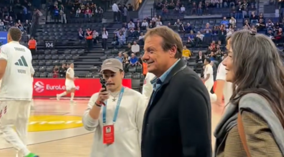 Ο Αταμάν ξανά στην EuroLeague: Παρακολουθεί Εφές - Ρεάλ Μαδρίτης