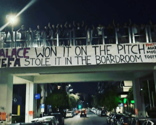 Στο πλευρό της Κρίσταλ Πάλας οι οπαδοί του Πανιωνίου - «Το κέρδισε στο γήπεδο, η UEFA το έκλεψε»