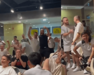 Έξαλλοι πανηγυρισμοί των παικτών της Καϊράτ επειδή κληρώθηκαν με την Ρεάλ Μαδρίτης (video)