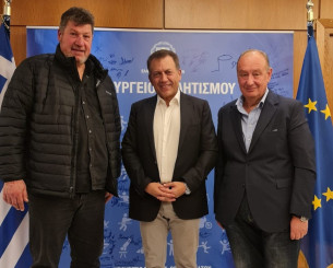 Συνάντηση εκπροσώπων του Πανιωνίου με τον Βρούτση