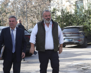 Εφτασε στα γραφεία της ΕΠΟ ο Ηλιόπουλος για την απολογία του για το ντέρμπι με τον Ολυμπιακό