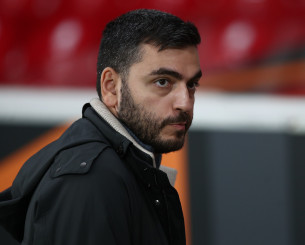 Ο Νίκος Σαββίδης στην προπόνηση του ΠΑΟΚ