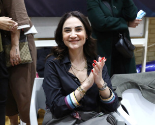Η Σελέν Ερντέμ παρακολούθησε το παιχνίδι τίτλου του Παναθηναϊκού κόντρα στον ΖΑΟΝ